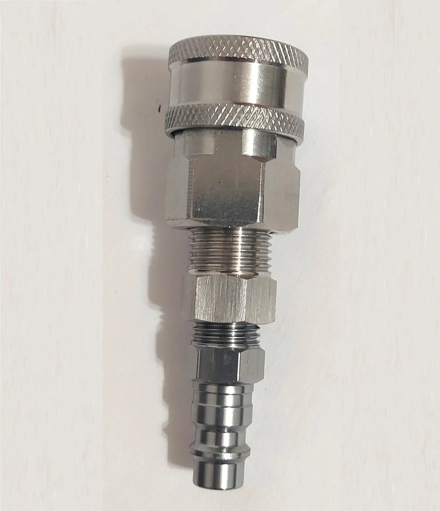 Line Blow Out Attachment 1/4" Air QC to 3/8" Pressure Washer SS QC Female - Soft Wash Factory