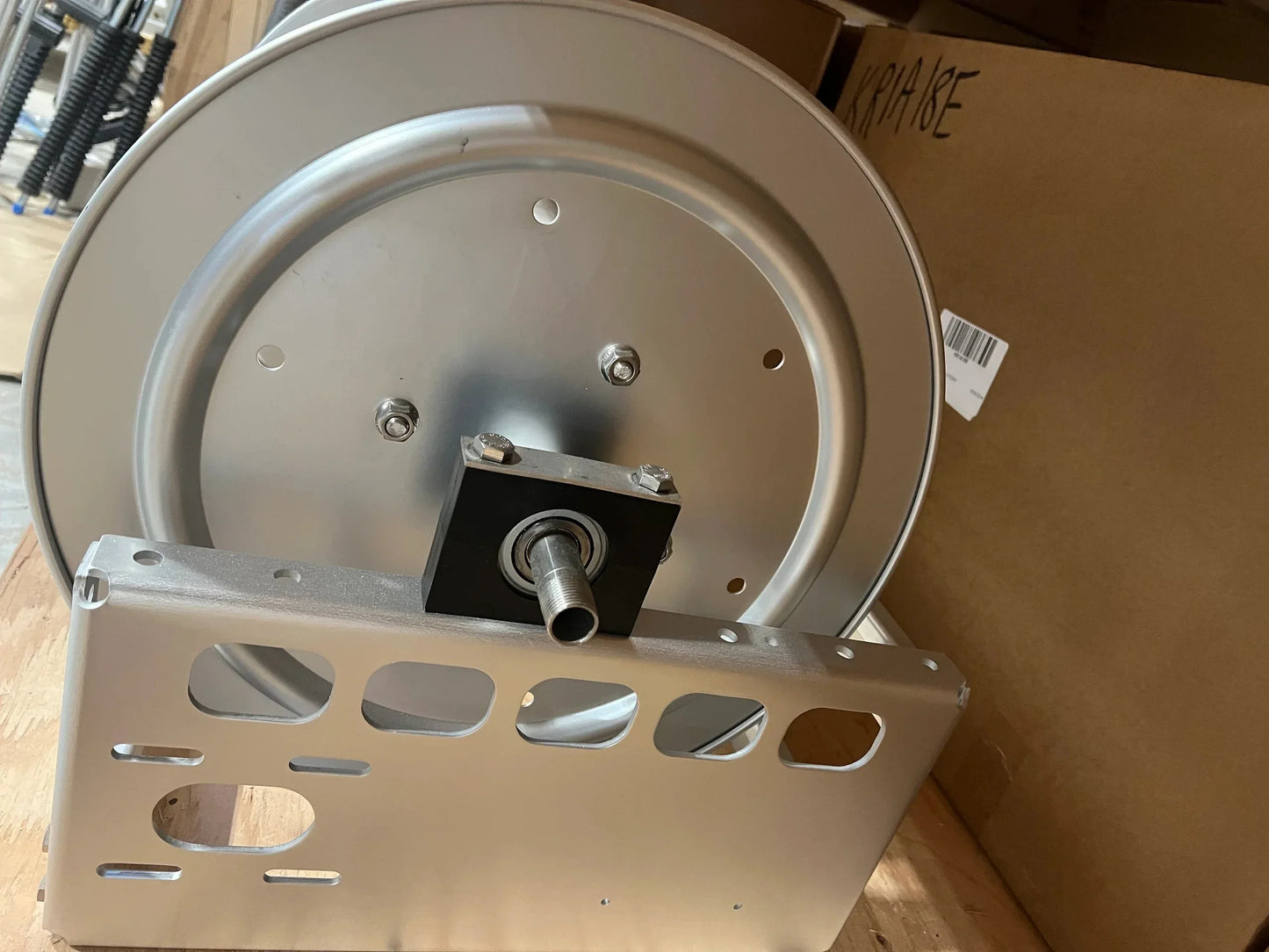 Kings Electric Hose Reel 18" Aluminum - Soft Wash Factory