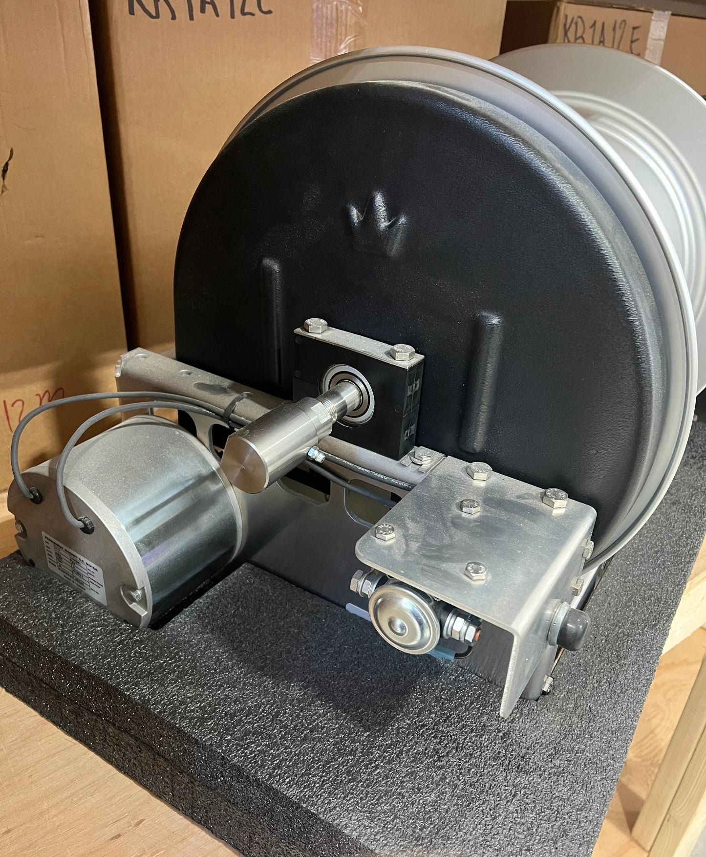 Kings Electric Hose Reel 12" Aluminum - Soft Wash Factory