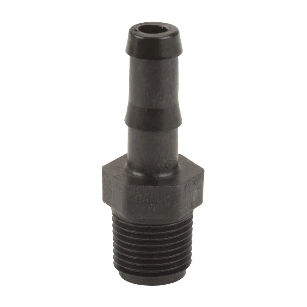 Hose Barb Polypropylene MNPT Adapter - Soft Wash Factory