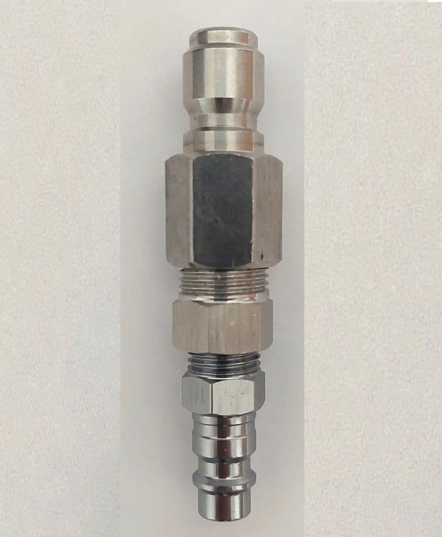 Line Blow Out Attachment 1/4" Air QC to 3/8" Pressure Washer SS QC Male - Soft Wash Factory