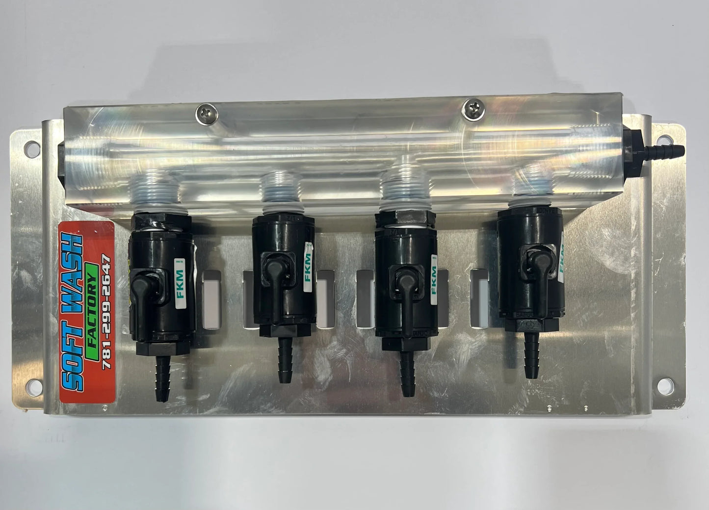 Downstream V4 ClearView Manifold - Soft Wash Factory