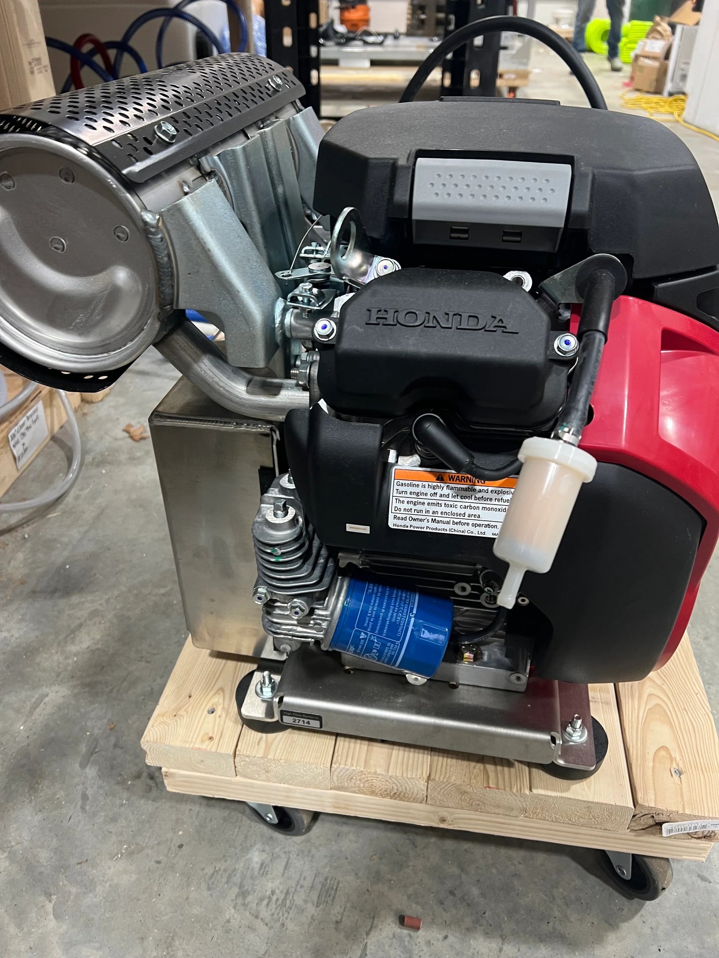 8GPM Belt Drive Pressure Washer - HFS - Soft Wash Factory