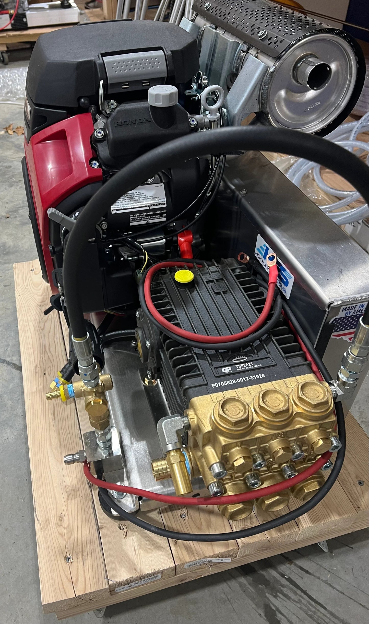 8GPM Belt Drive Pressure Washer - HFS - Soft Wash Factory