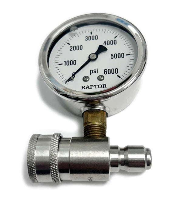 Pressure Gauge 3/8 M/F Quick Connect