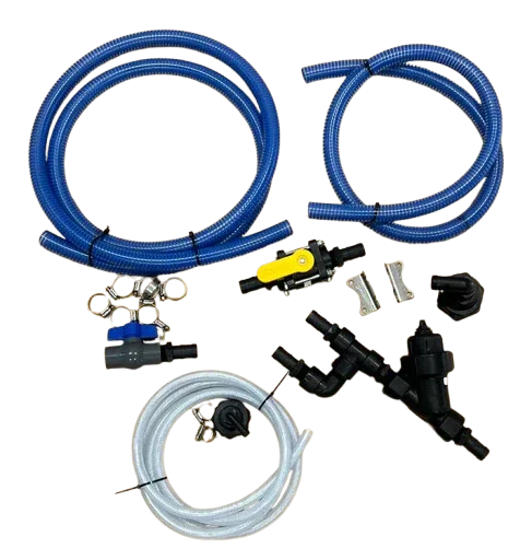 1in Pressure Washing Plumbing Kit w/ Drain Kit - Soft Wash Factory