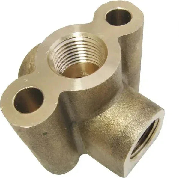 3 Way Brass Unloader Block, 3/8" - Soft Wash Factory