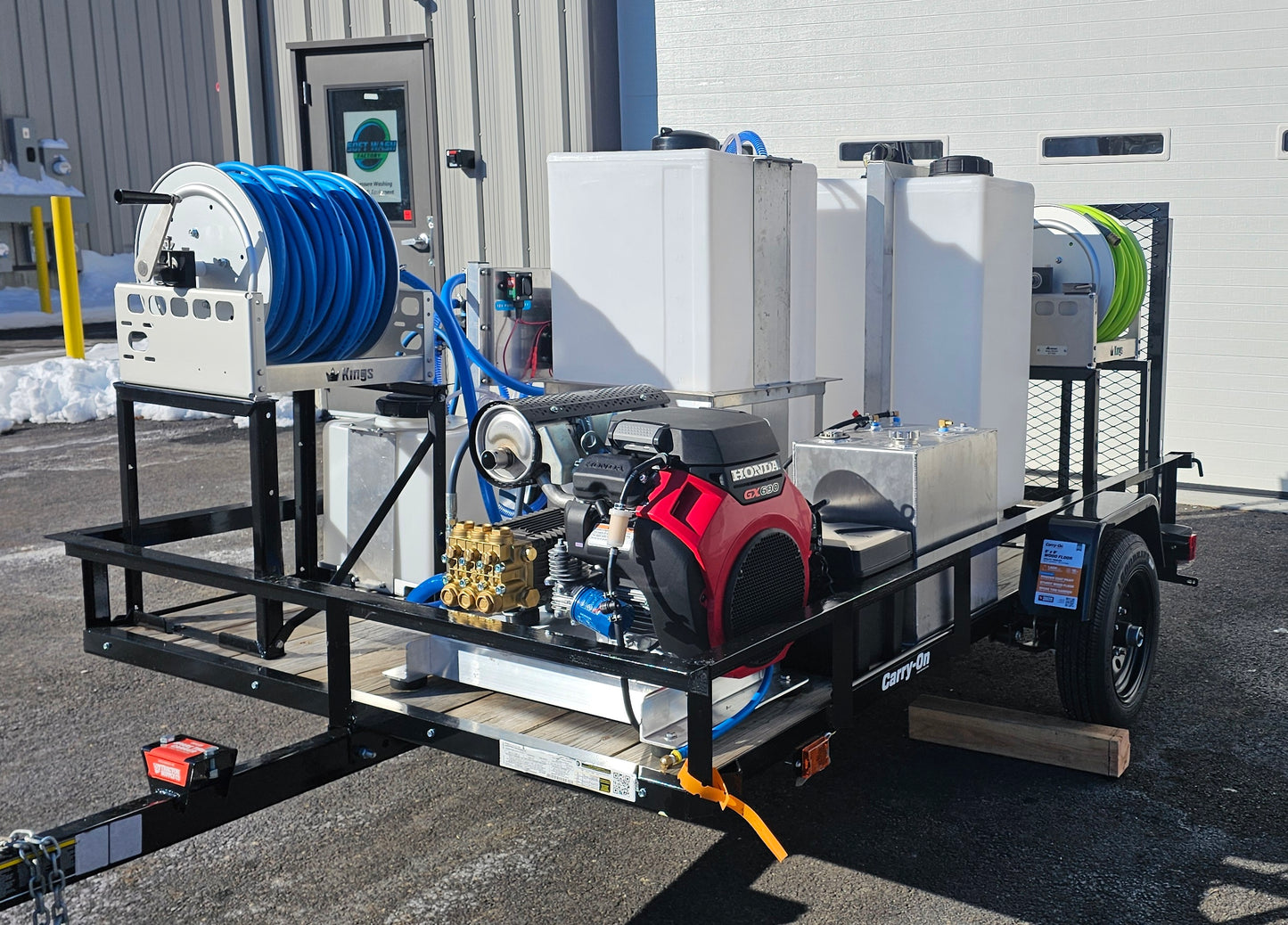 5x8 Pro Grade Wash Trailer