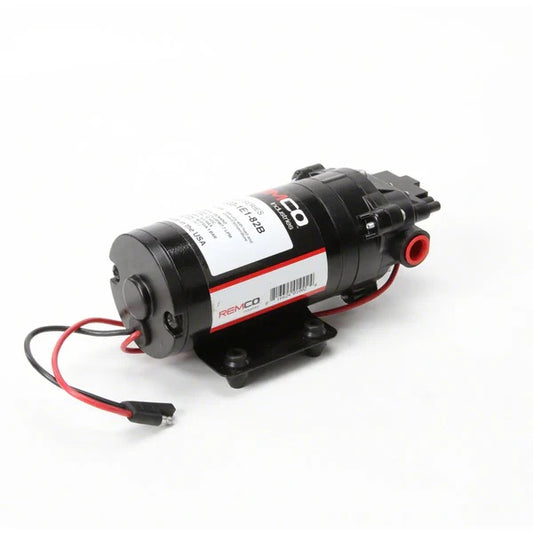 Remco 2.2GPM 60PSI 12v Soft Wash Pump with 3/8" FNPT Ports 2 Pin Connector - Soft Wash Factory