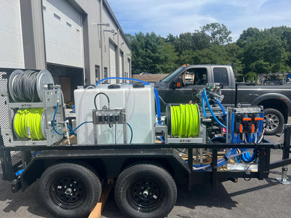 6x10 Soft/Pressure Washing Stacked Trailer - Soft Wash Factory