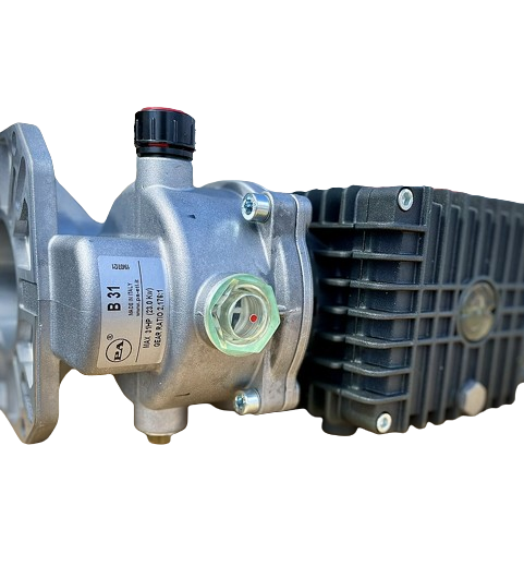 10 GPM General Pump Gear Box and Pump Assembly - Soft Wash Factory
