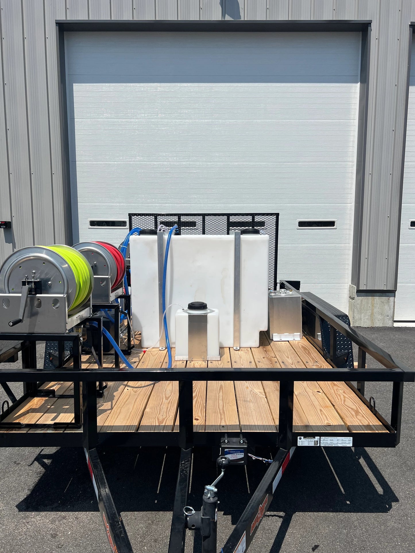 7x12 Starter-Pro Pressure/Soft Washing Trailer - Soft Wash Factory