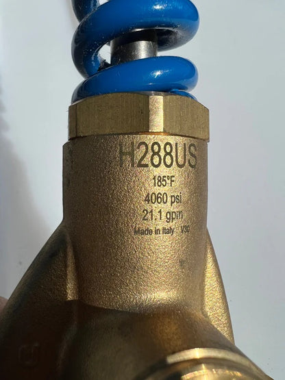 Blue Spring Unloader 1/2" YUB ZH288 - Soft Wash Factory