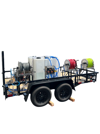 7x12 Starter-Pro Pressure /Soft Washing Trailer