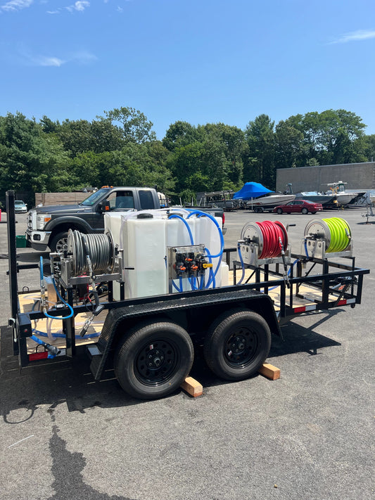 7x12 Starter-Pro Pressure/Soft Washing Trailer - Soft Wash Factory