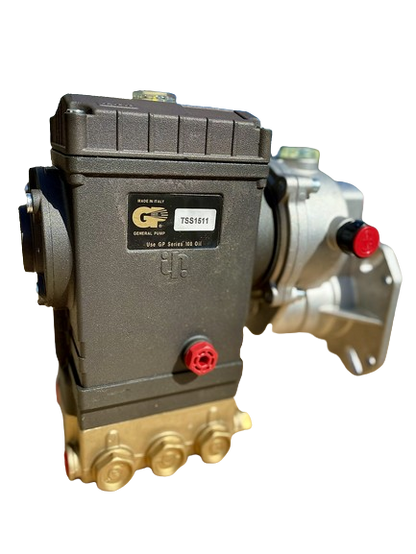 4 GPM General Pump Gear Box and Pump Assembly - Soft Wash Factory