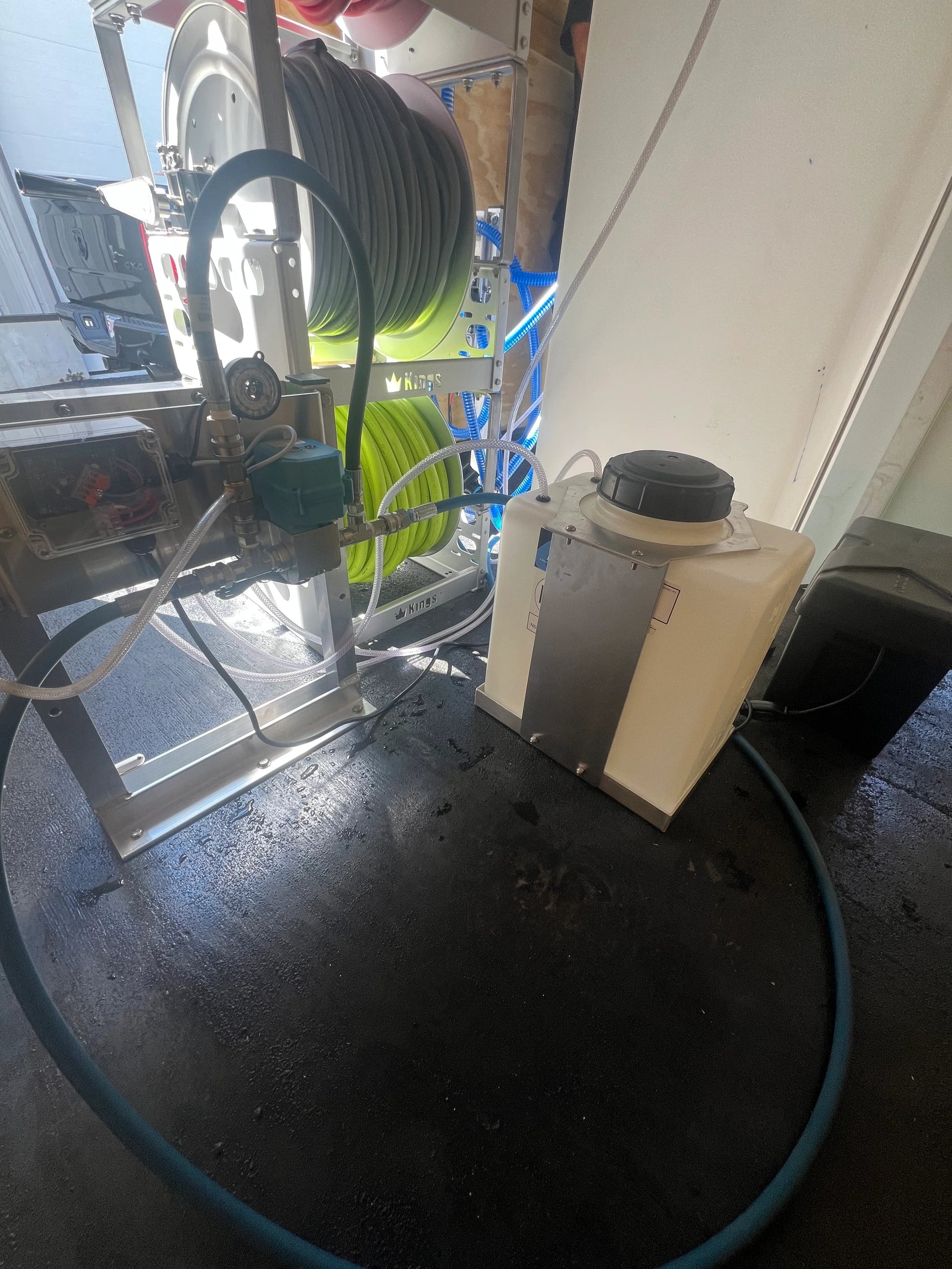 7x12 Enclosed Trailer - Soft Wash Factory