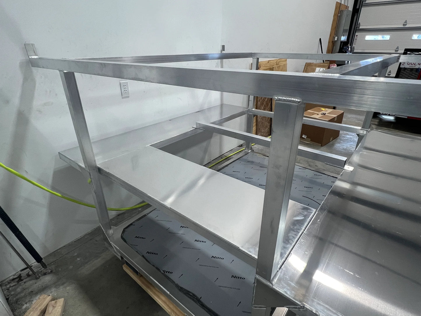 6.5ft BARE Aluminum Pressure Washing Skid - Soft Wash Factory