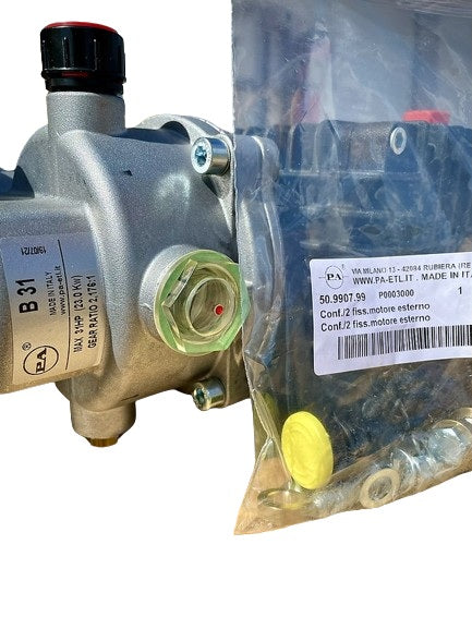 8 GPM General Pump Gear Box and Pump Assembly - Soft Wash Factory