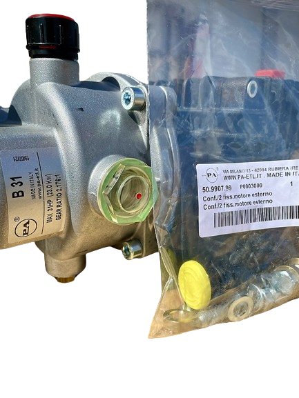 10 GPM General Pump Gear Box and Pump Assembly - Soft Wash Factory