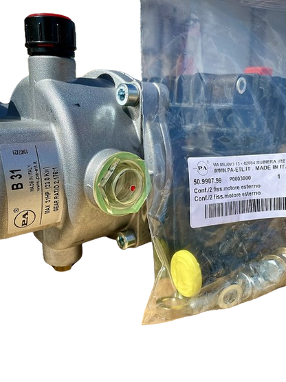 10 GPM General Pump Gear Box and Pump Assembly - Soft Wash Factory