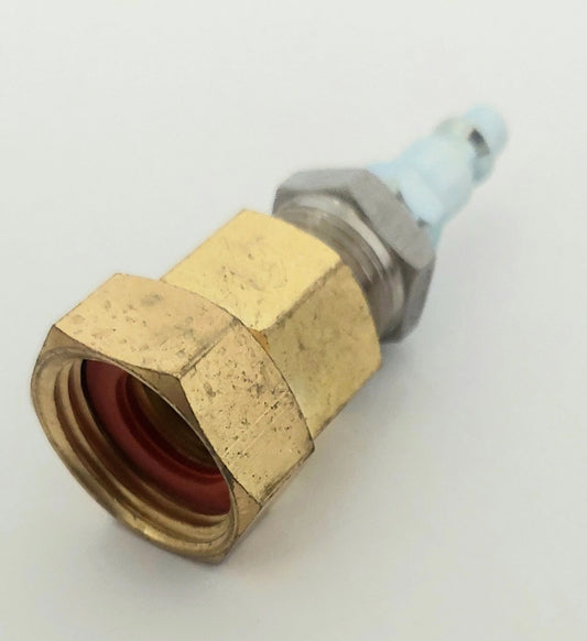 Line Blow Out Attachment 1/4" Air QC to 3/4" Garden Hose Female - Soft Wash Factory