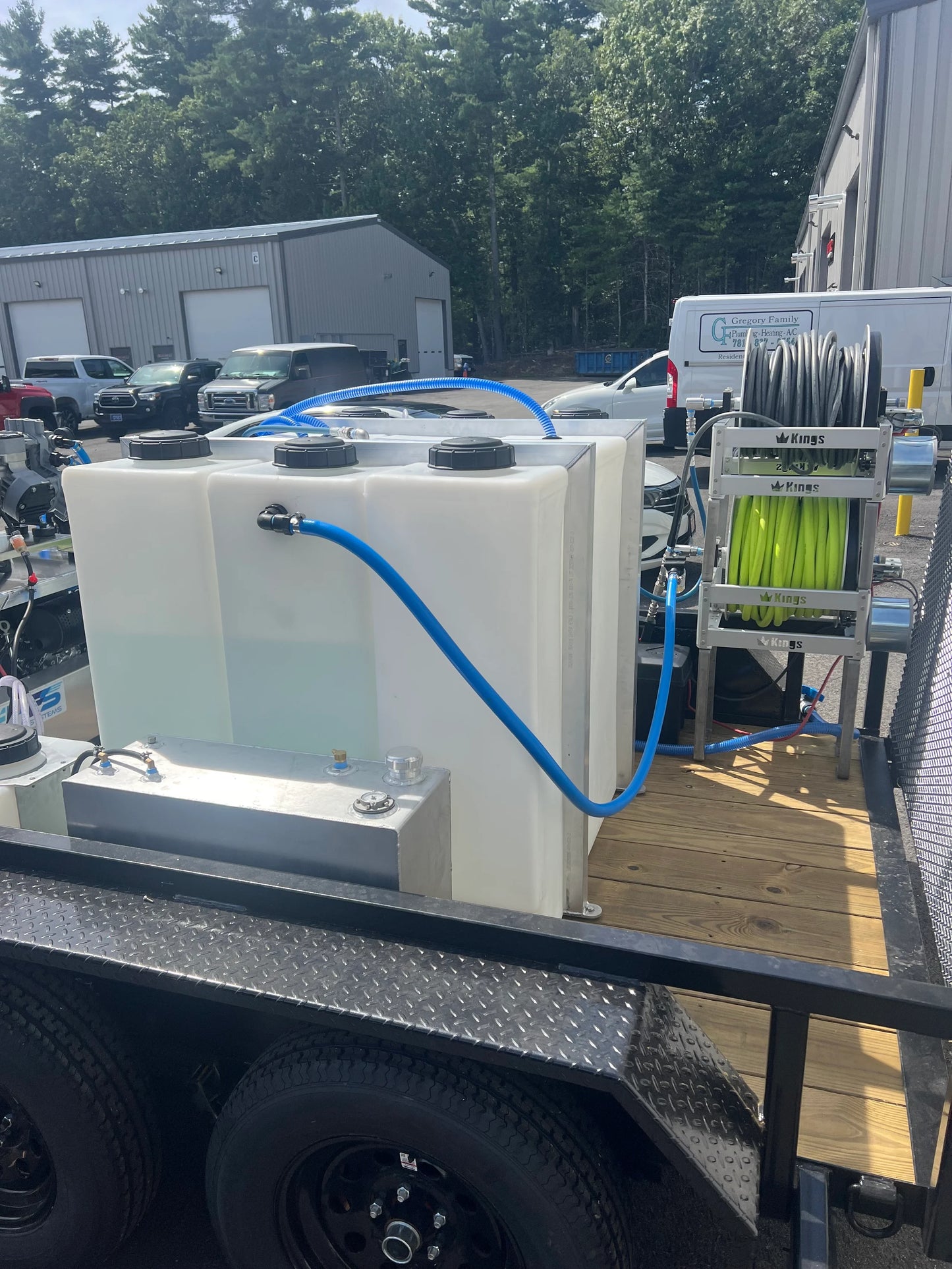 6x10 Soft/Pressure Washing Stacked Trailer - Soft Wash Factory