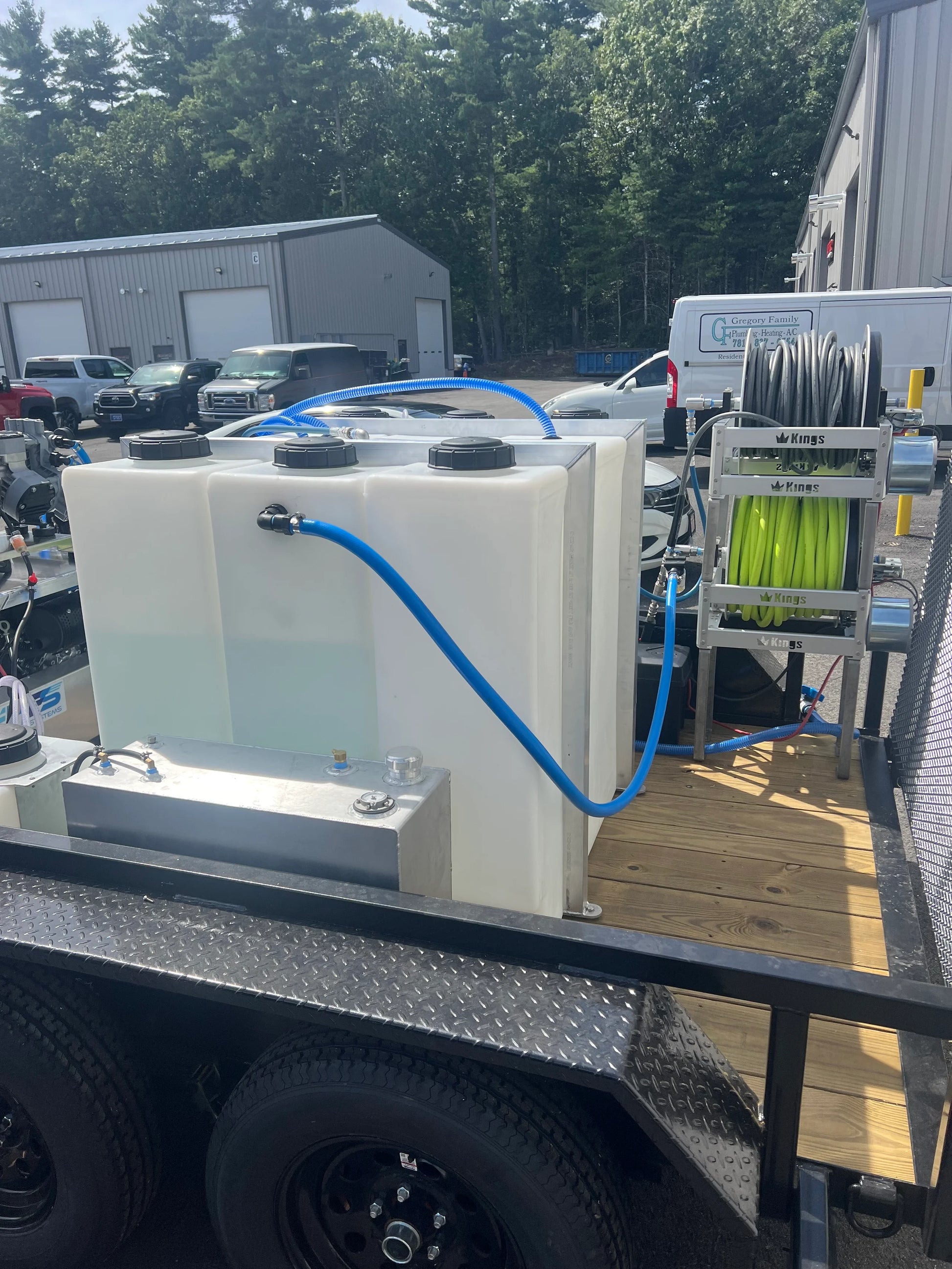6x10 Soft/Pressure Washing Stacked Trailer - Soft Wash Factory