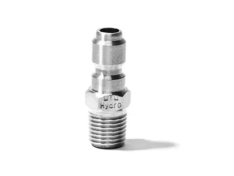 Veloci Stainless Steel Plug MPT - Soft Wash Factory