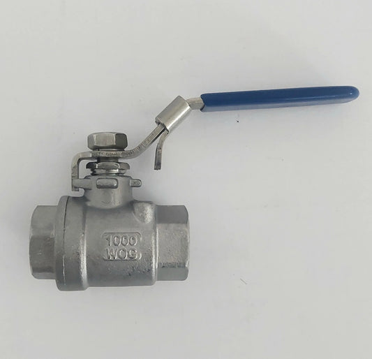 1/2" Stainless Steel Full Port Ball Valve - Soft Wash Factory
