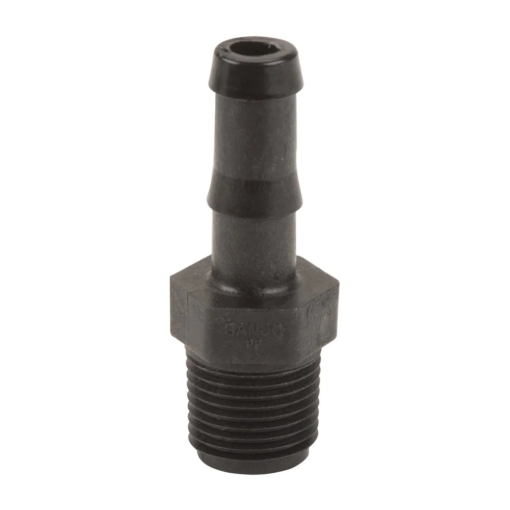 Hose Barb Polypropylene MNPT Adapter - Soft Wash Factory