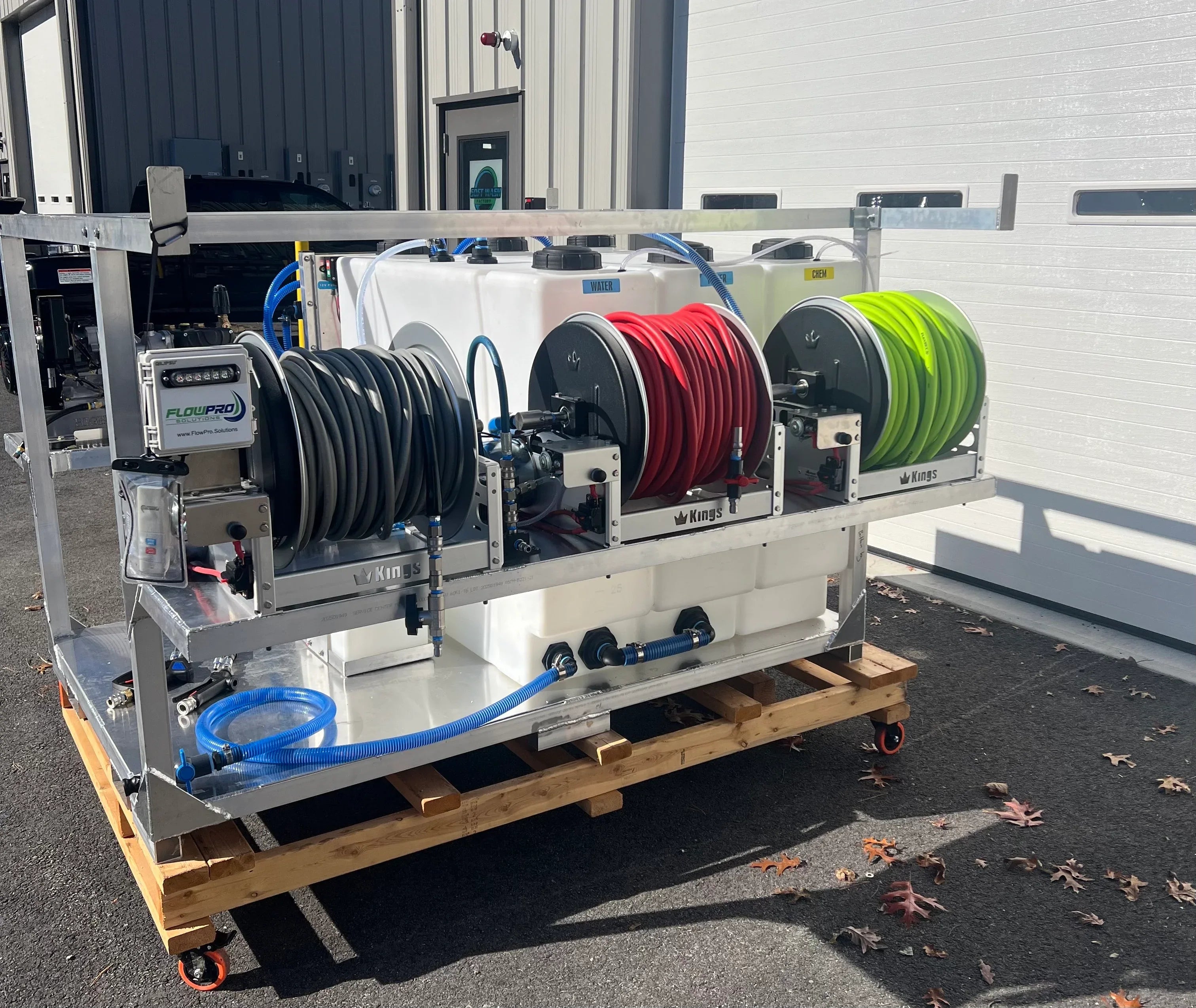 6.5' Pressure/Soft Washing Skid - Soft Wash Factory