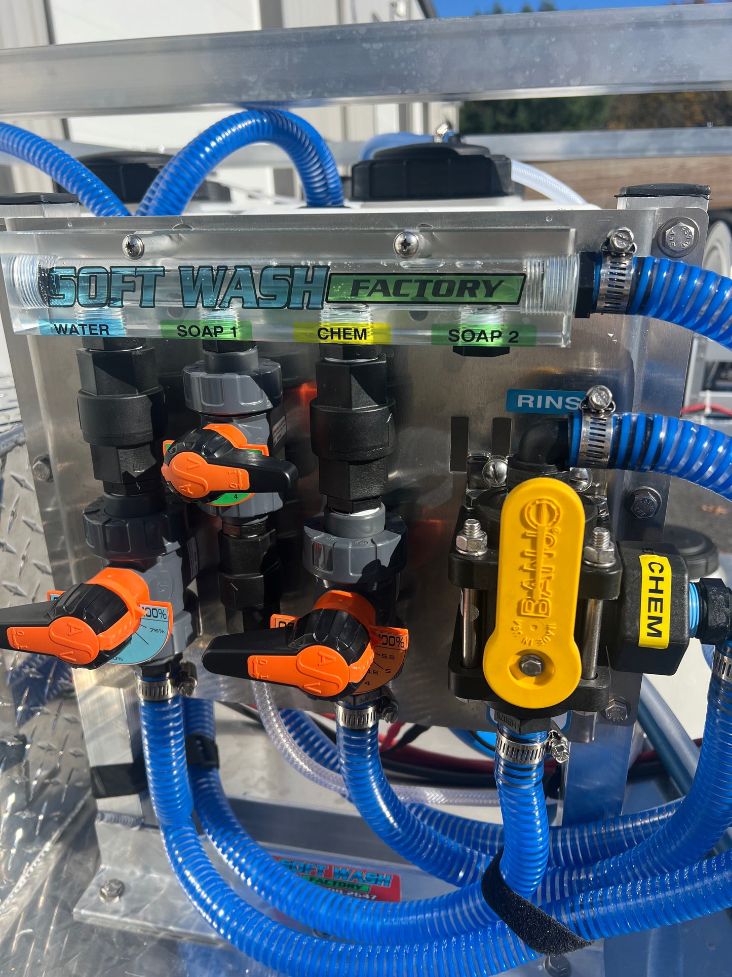 6.5' Pressure/Soft Washing Skid