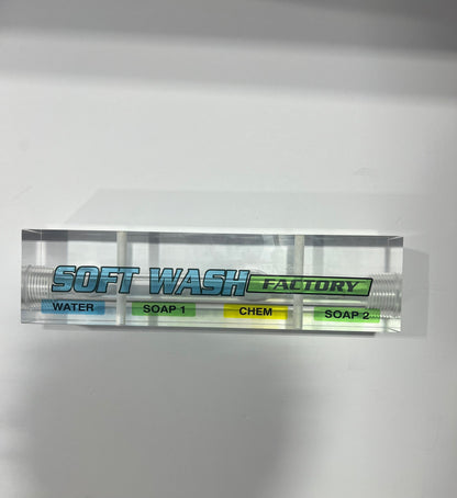 4 Port Clear Manifold - 1"