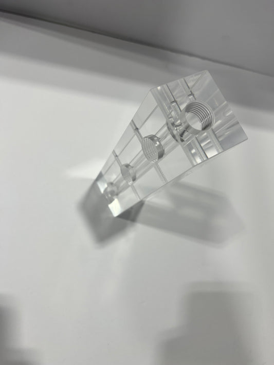 3-Port Clear Manifold - 1/2"