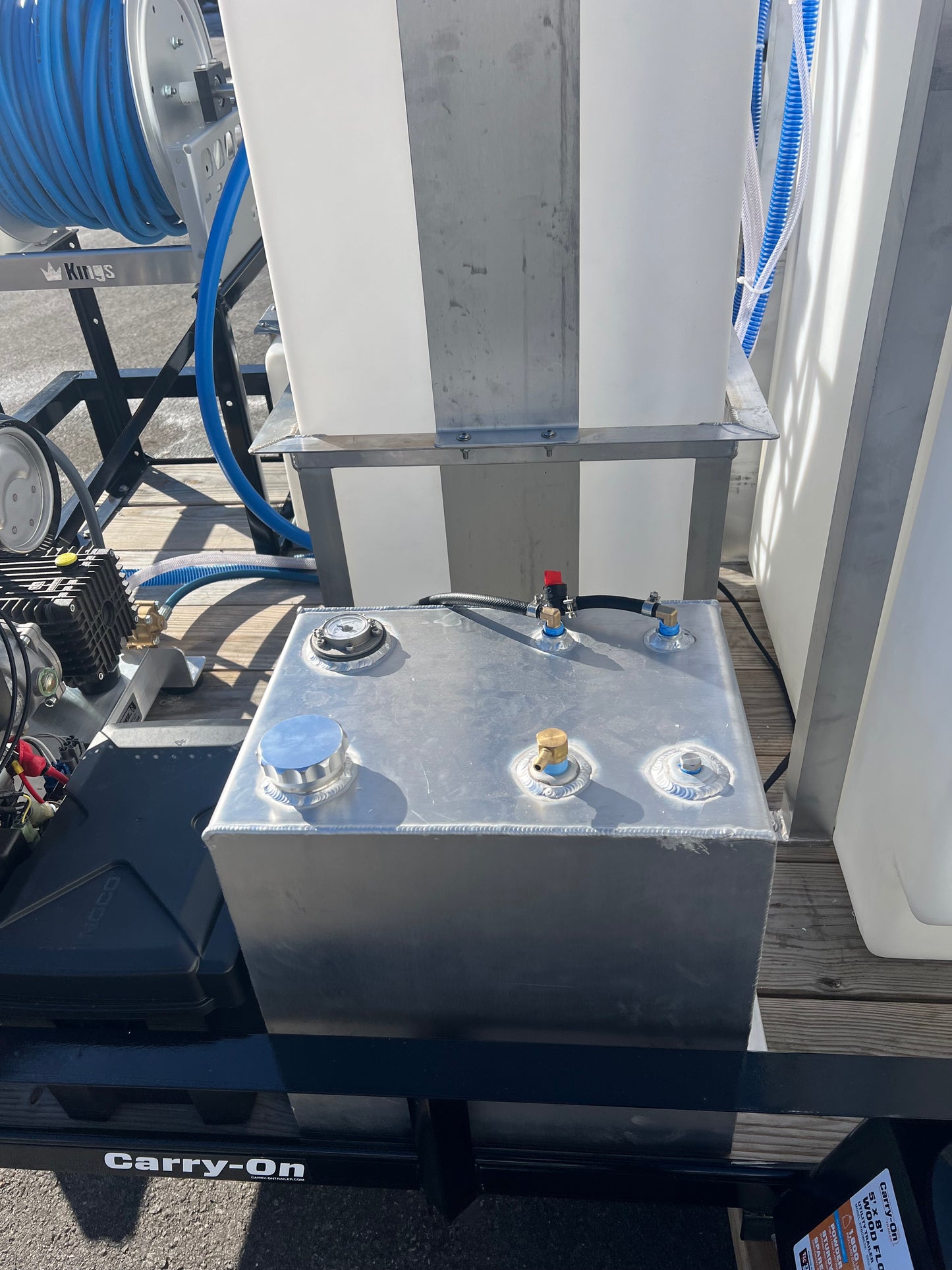 5x8 Pro Grade Wash Trailer