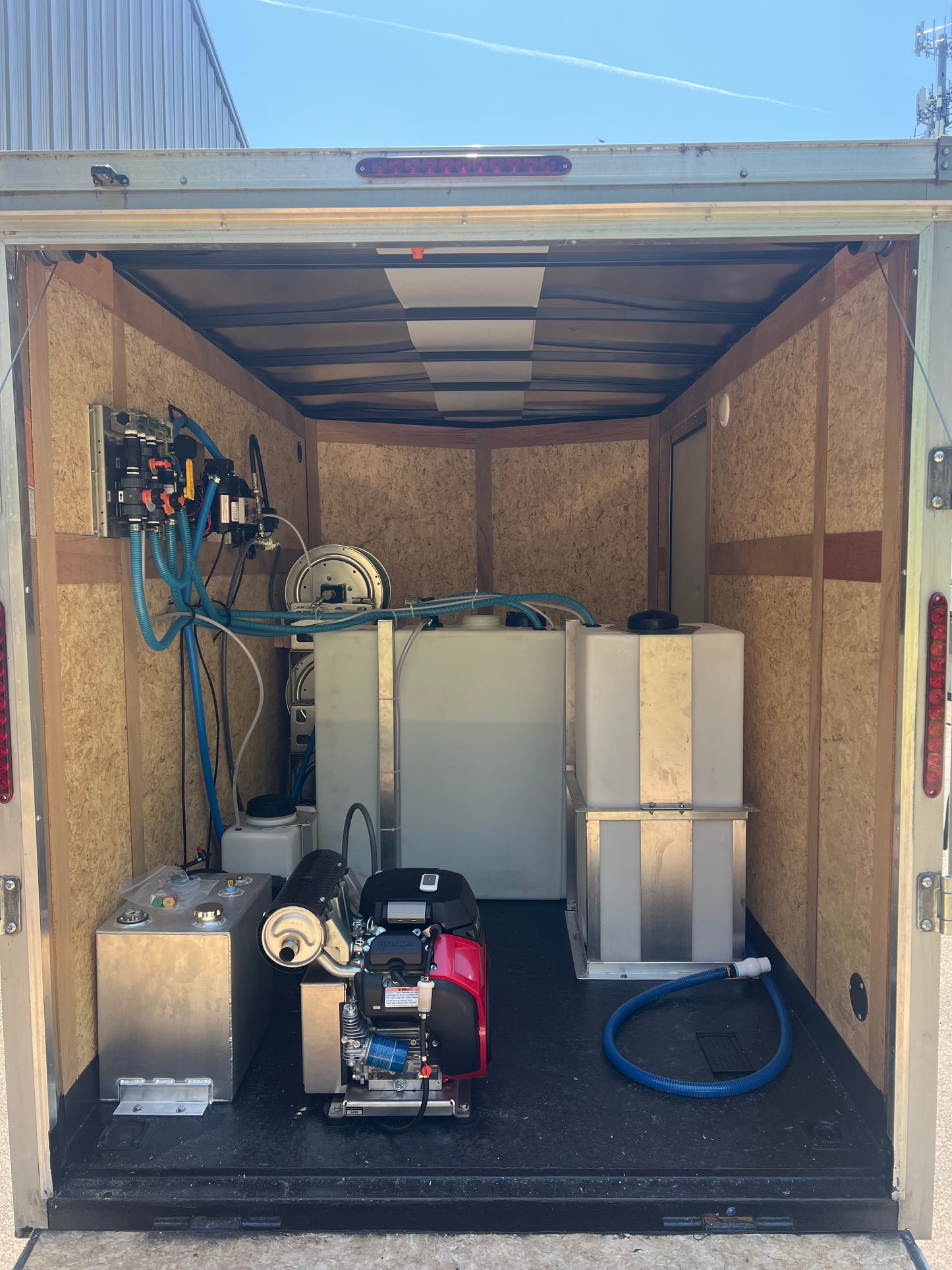 6x10 Enclosed Pressure Washing Rig