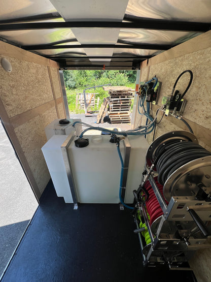 6x10 Enclosed Pressure Washing Rig