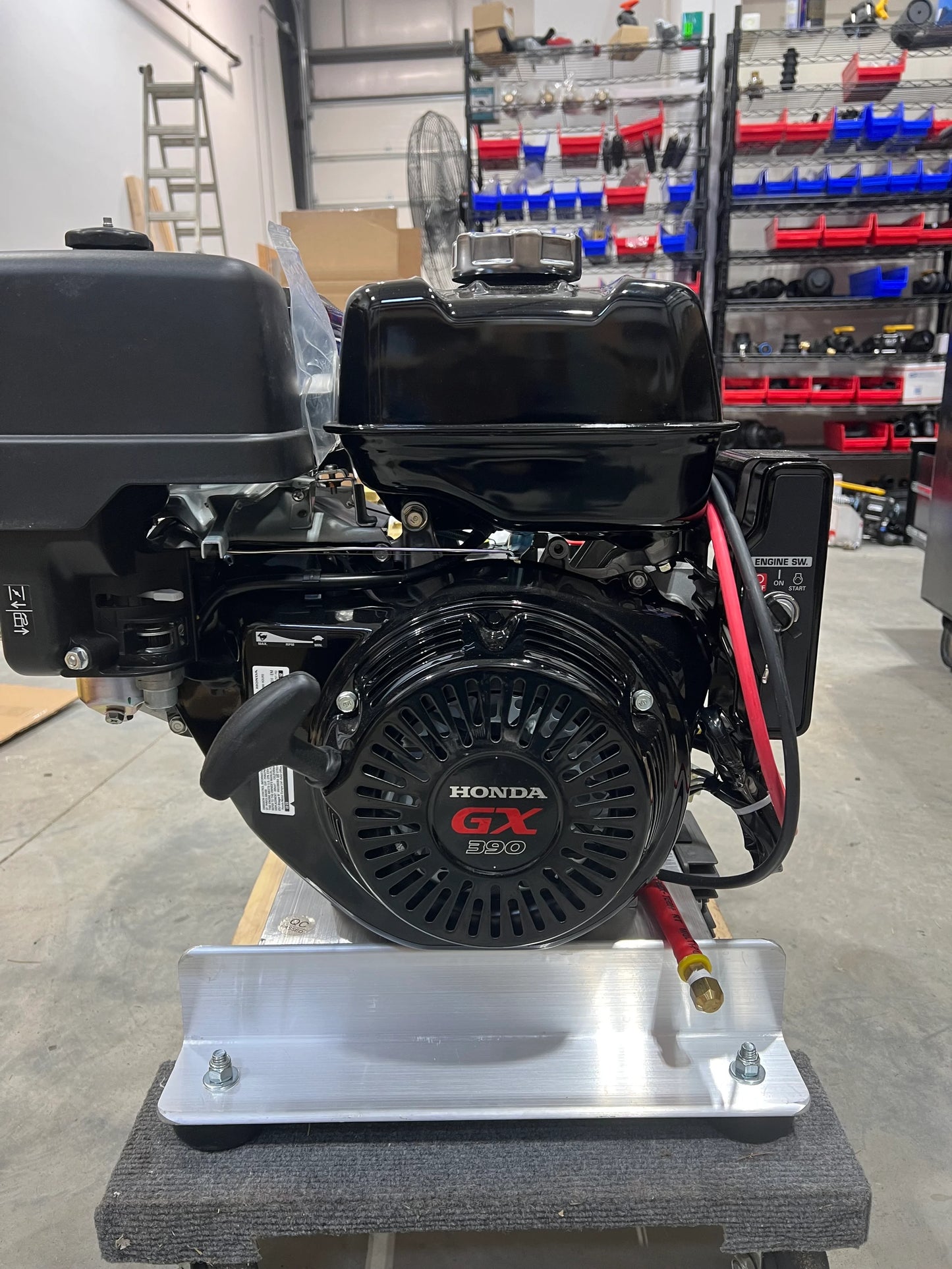 5.5GPM at 3000psi Gear Drive Honda GX390 With General Pump w/ Electric Start - Soft Wash Factory