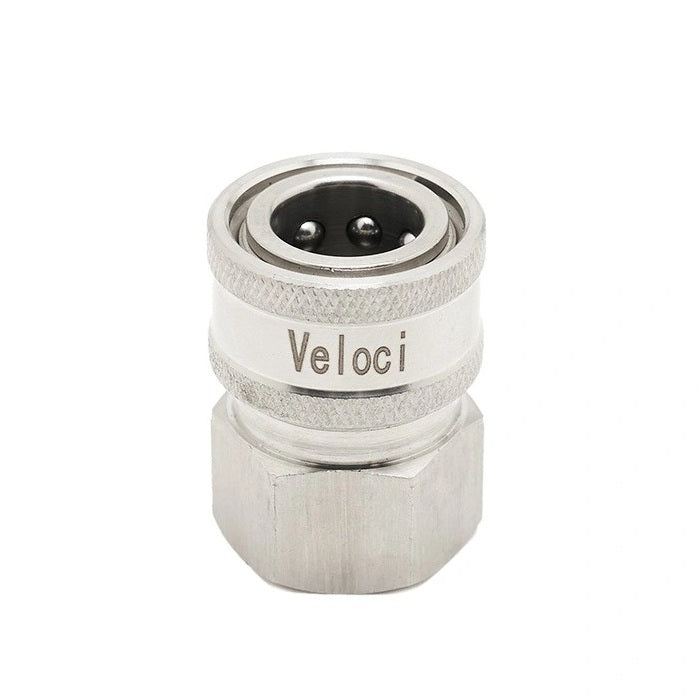 Veloci Stainless Steel Coupler FPT - Soft Wash Factory