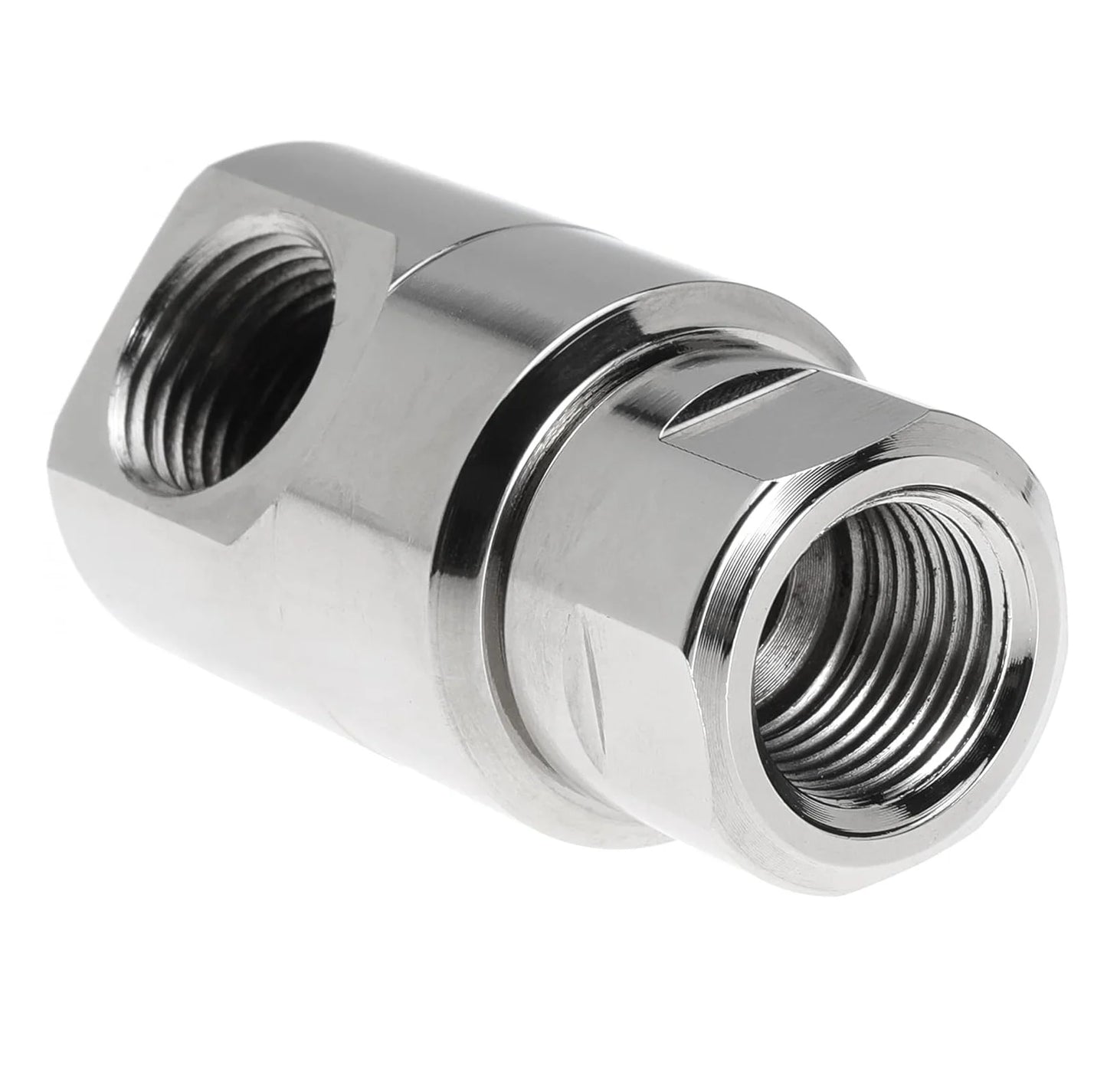 1/2" Super Swivel 90 For Hose Reel Stainless Steel - Soft Wash Factory