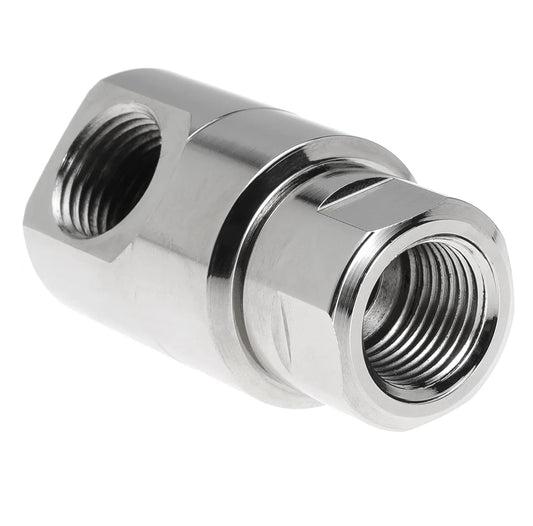 1/2" Super Swivel 90 For Hose Reel Stainless Steel - Soft Wash Factory