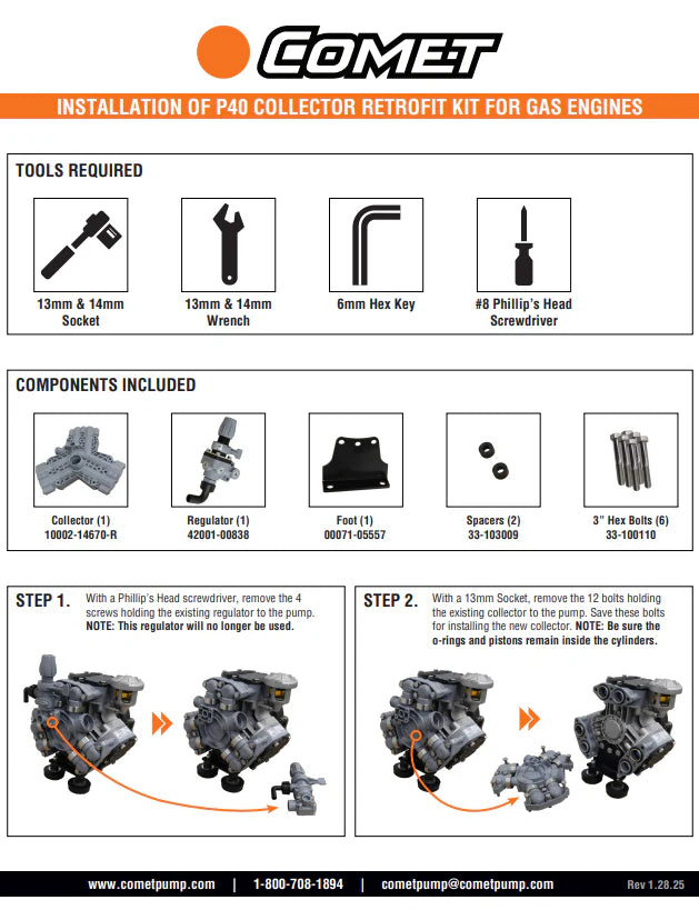 P40 Collector Retrofit Kit - Soft Wash Factory