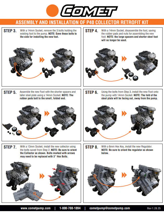 P40 Collector Retrofit Kit - Soft Wash Factory