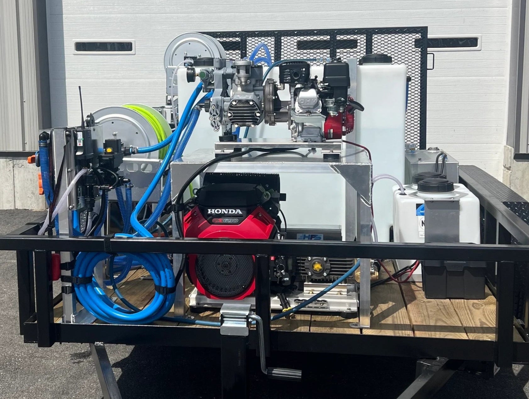 6x10 Soft/Pressure Washing Stacked Trailer - Soft Wash Factory