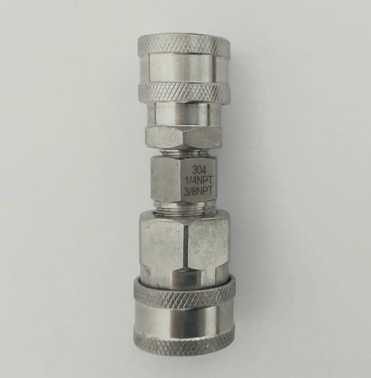 Pressure Washer GUN DELETE 3/8" x 1/4" Quick Connect Attachment SS - Soft Wash Factory