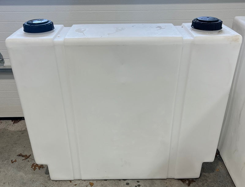 100 Gallon Slim Tank Chemical Water Vertical - Soft Wash Factory