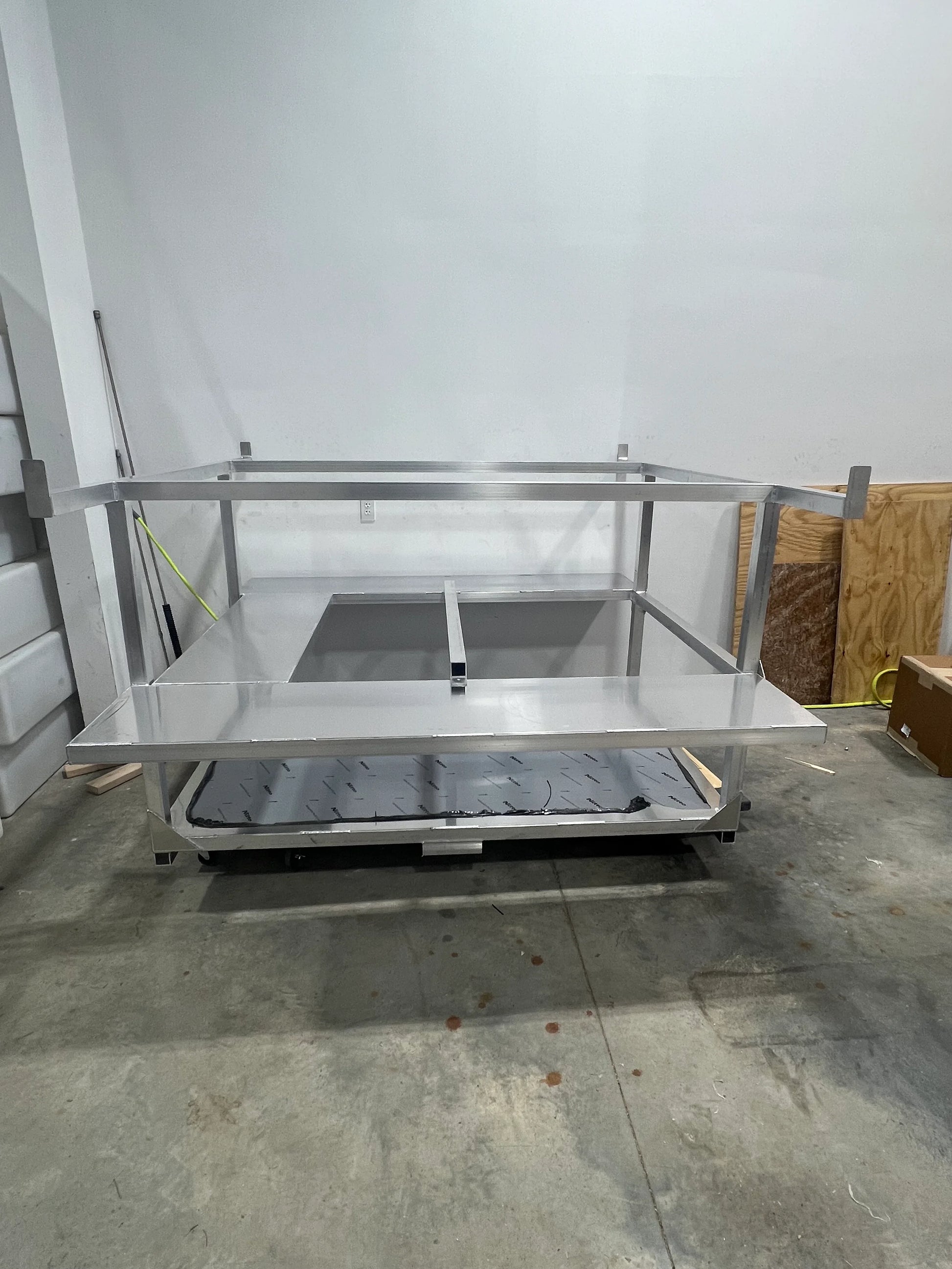 6.5ft BARE Aluminum Pressure Washing Skid - Soft Wash Factory