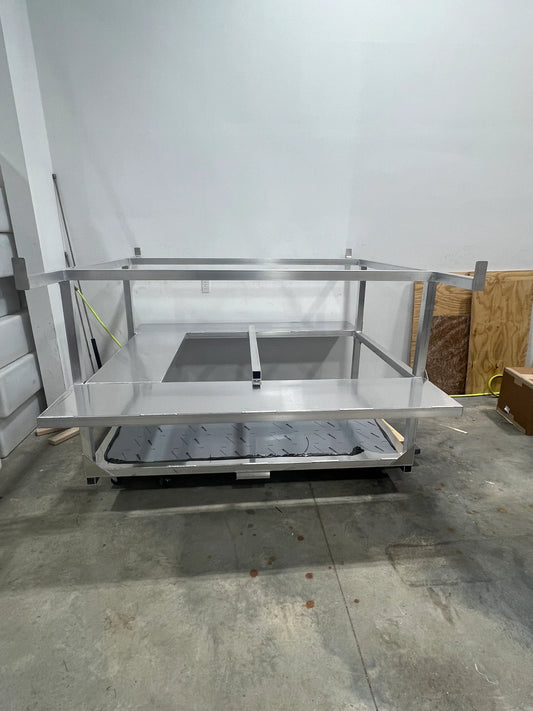 6.5ft BARE Aluminum Pressure Washing Skid - Soft Wash Factory