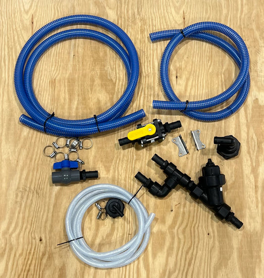 1in Pressure Washing Plumbing Kit w/ Drain Kit - Soft Wash Factory